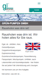 Mobile Screenshot of gruen-pumpen.de